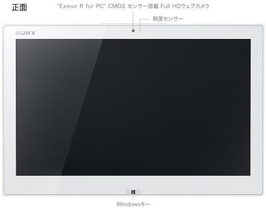 VAIO DUO 13 正面