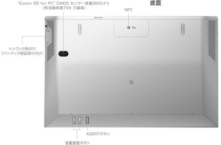 VAIO DUO 13 底面