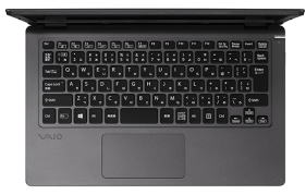 VAIO S11 ブラック　上面