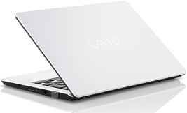 VAIO S11 ホワイト　天面